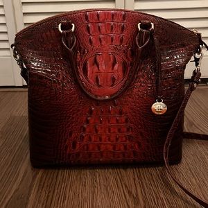 Beautiful Brahmin - 
Large Duxbury Satchel Rose Ombre Melbourne - color: Rose